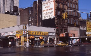 E. 86th St. and 3rd Ave., NYC, Feb. 1985             